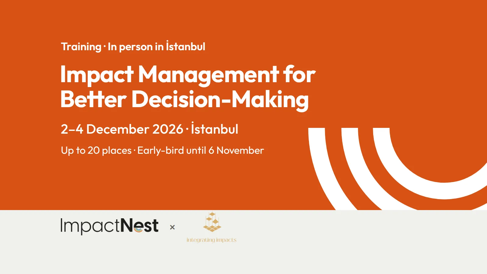 Impact Management for Better Decision-Making · 2–4 December 2026